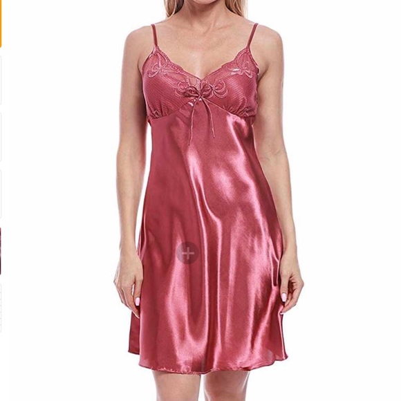 vassarette Other - Vintage Vassarette Pink Lace Midi Slip Dress